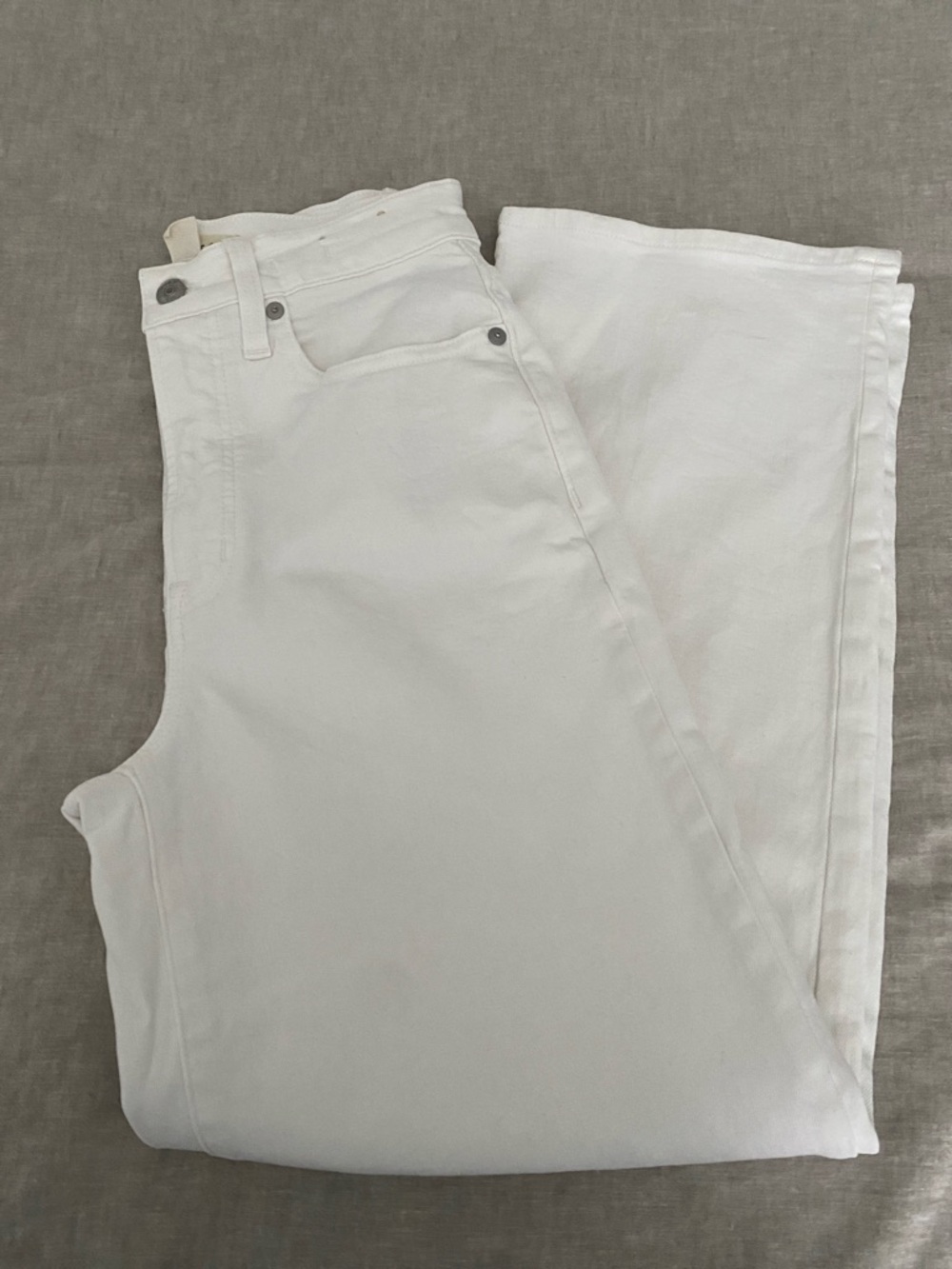 Madewell perfect vintage wide leg crop jean